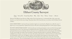 Desktop Screenshot of elkcosurveyor.org