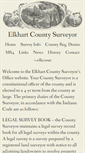 Mobile Screenshot of elkcosurveyor.org